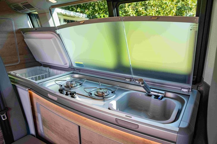 VW California Coast camping features