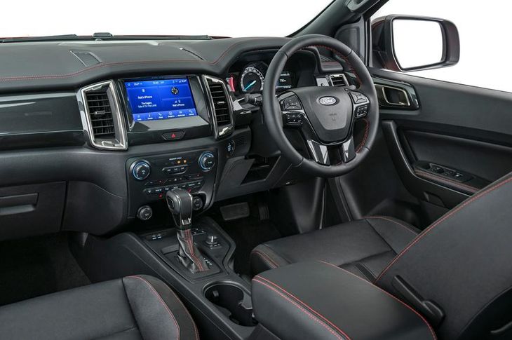 Ford Ranger Stormtrak interior