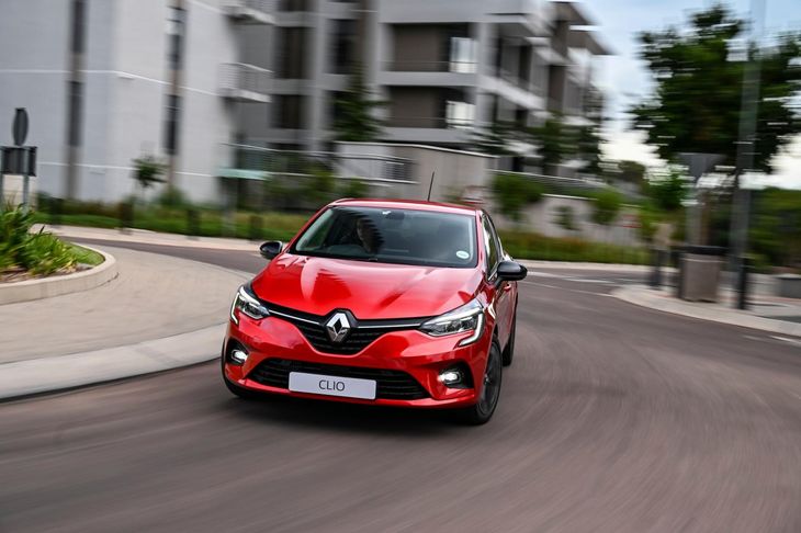 Renault Clio driving