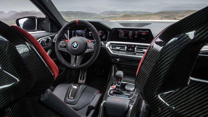 BMW M4 CSL interior