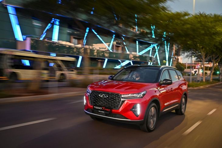 Chery Tiggo 7 Pro front tracking