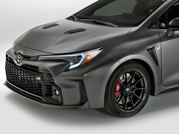 Toyota GR Corolla Morizo Edition front-end detail