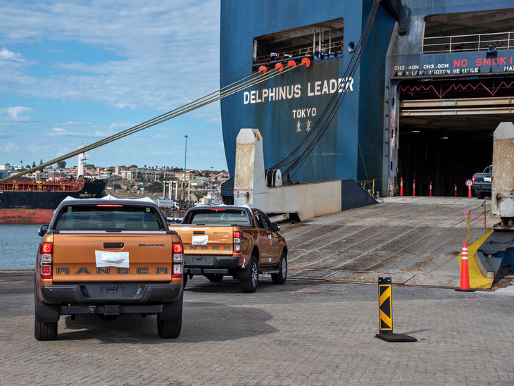 Ford Ranger exports