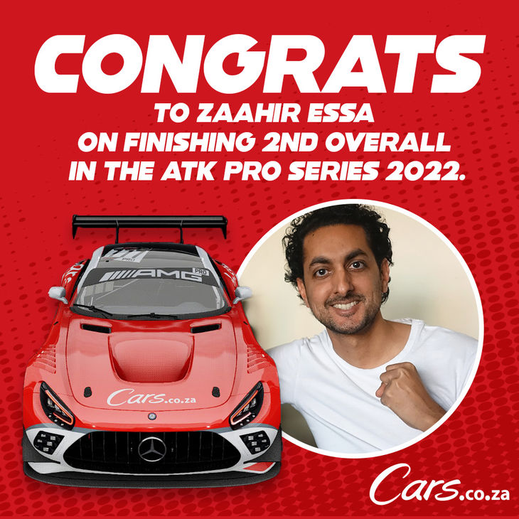 Sim racer Zahir Essa