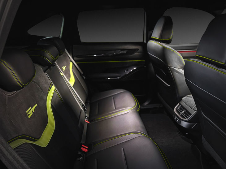 Haval H6 GT rear seats