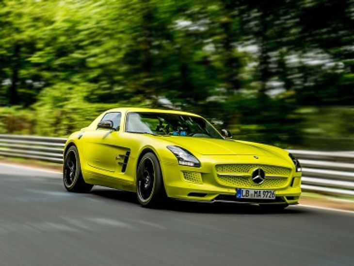 Mercedes Benz Sls Amg Electric Drive Sets New Record Cars