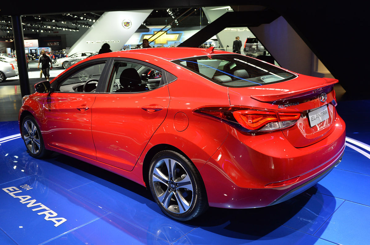 Hyundai elantra 2014 года