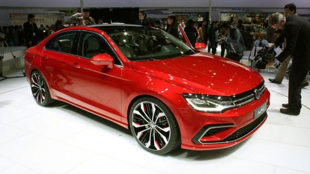 Volkswagens New Midsize Coupe Concept Shown in Beijing