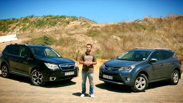 Toyota Rav 4 VS Subaru Forester XT (Video)