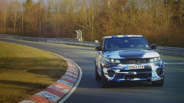 Range Rover Sport SVR Teased Again (Video)