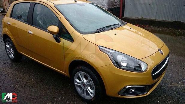 Undisguised 2015 Fiat Punto Facelift Images Leaked