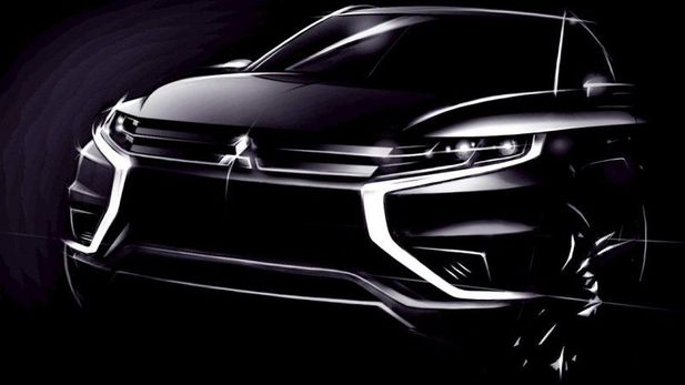 Mitsubishi Outlander PHEV Concept-S Teased