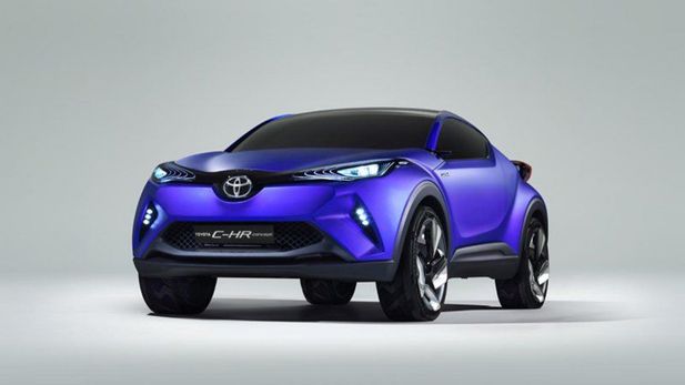 Toyota C-HR Concept Official Images Shown