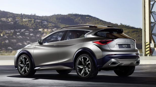 Infiniti QX30 Concept Looks Great, from Behind