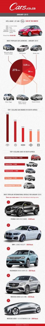 January 2015 Highlights in Numbers - Infographic