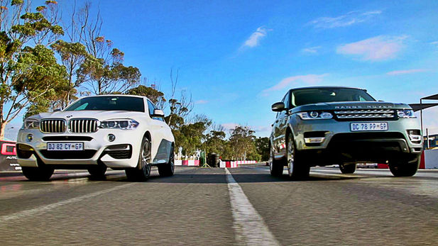 Drag Race: BMW X6M50d vs Range Rover Sport SDV8