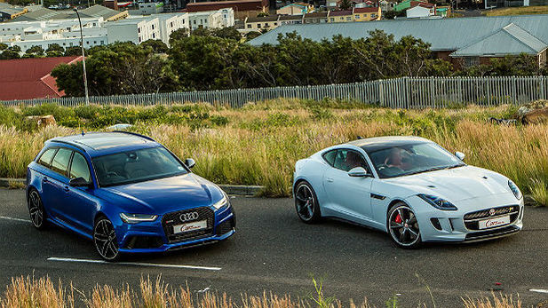 Audi RS6 Avant vs Jaguar F-Type Coupe AWD R – The Final Showdown