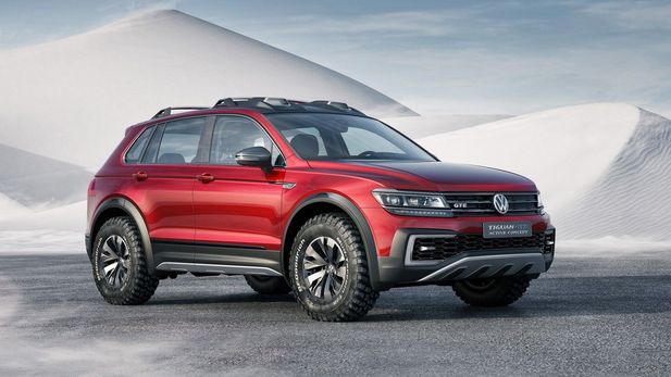 Rugged VW Tiguan GTE Active Concept Revealed