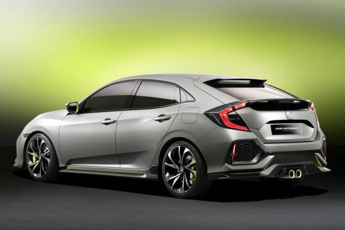 Honda Civic Hatchback Prototype Revealed