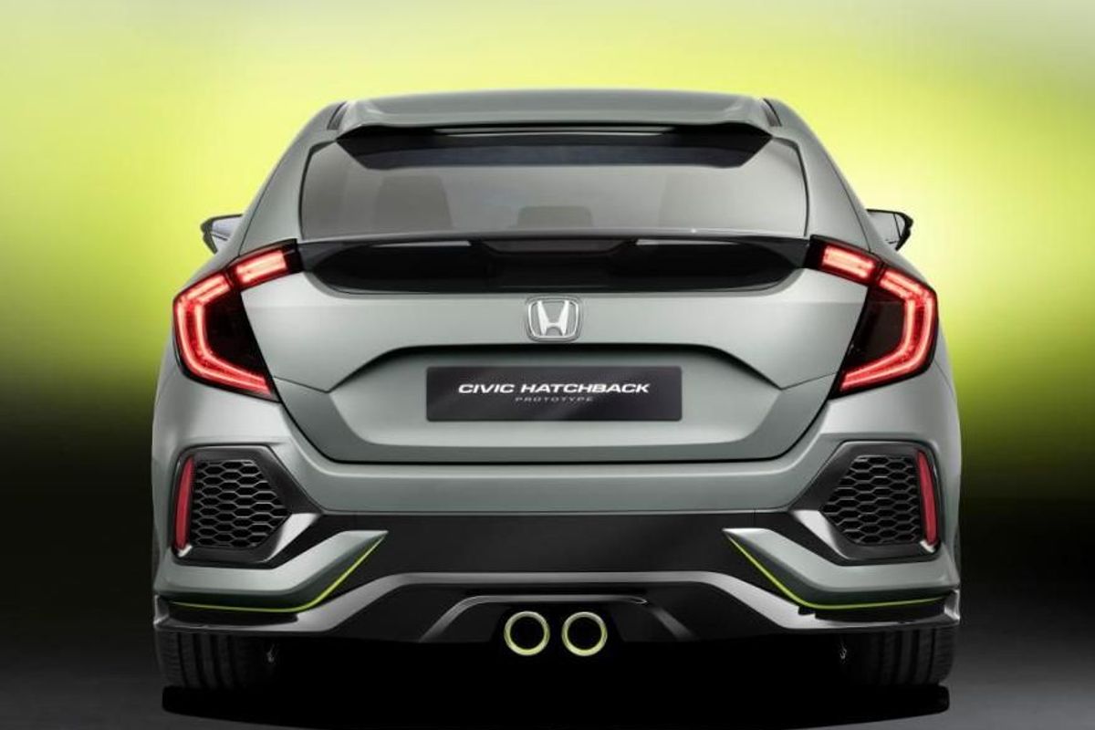 Honda Civic Hatchback Prototype Revealed