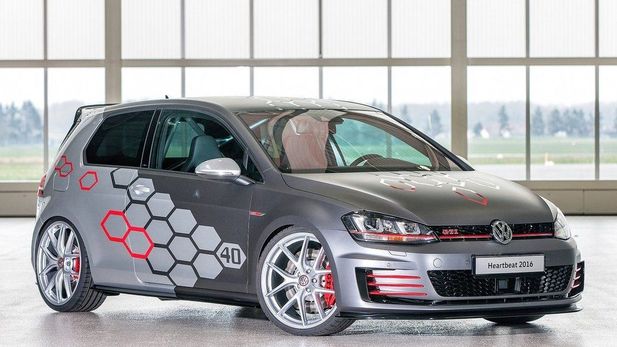 Volkswagen Golf GTI Heartbeat Concept Shown