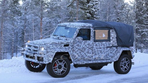 Mercedes-Benz G-Class Bakkie Spied