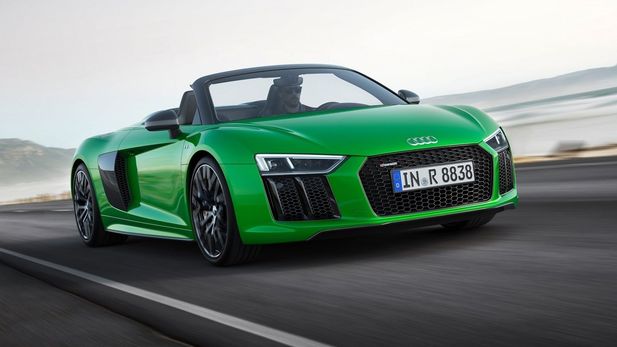 Faster Audi R8 Spyder V10 Plus Revealed