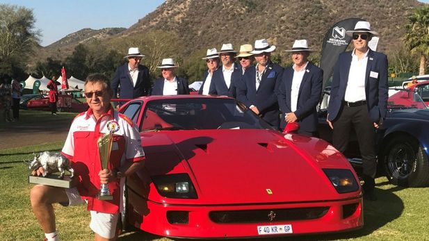 Ferrari F40 wins at Concours SA