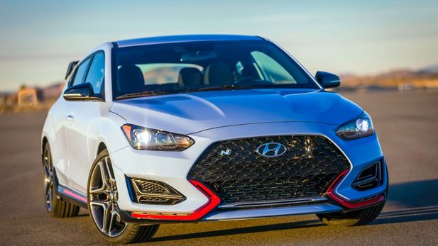 New Hyundai Veloster and Veloster N Shown