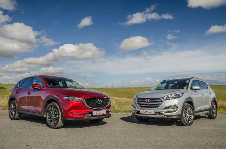 Comparative Review: Mazda CX-5 2.2DE AWD Akera vs Hyundai Tucson 2 ...