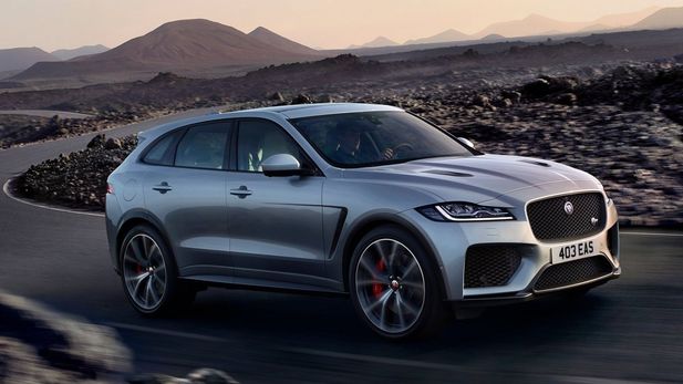 Jaguar F-Pace SVR Blasts into New York Auto Show