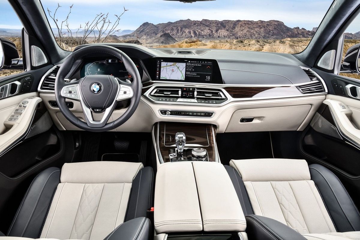 Bmw x7 интерьер