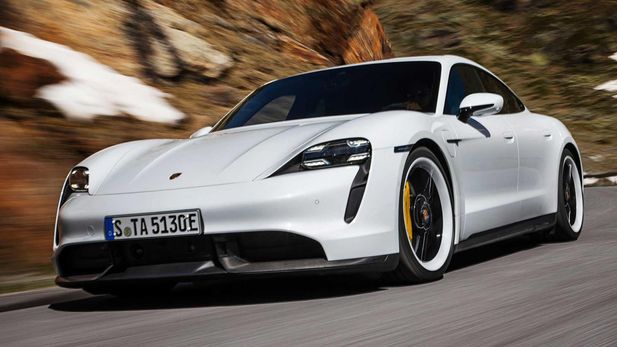 Electric Porsche Taycan Brings Big Power