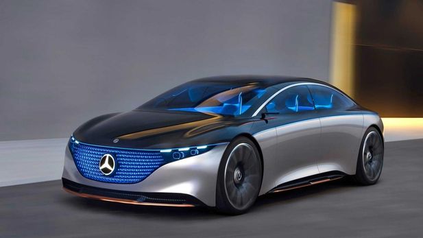 Mercedes-Benz Vision EQS Showcases Electric Luxury