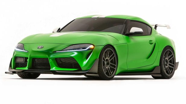 Wasabi Supra has Toyota Genuine Accessories