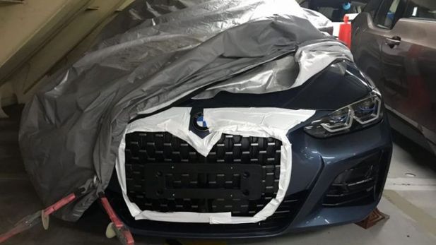 That grille! BMW 4 Series images leaked