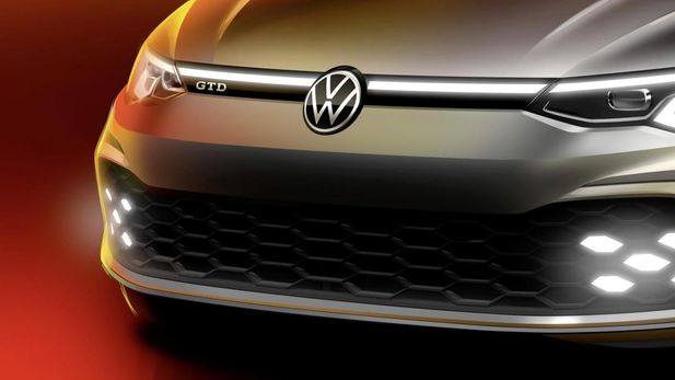 Volkswagen Teases New Golf 8 GTD