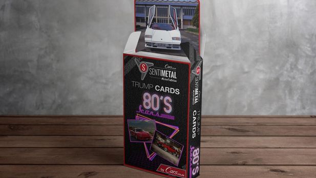 SentiMETAL launches ’80s Trump Cards game