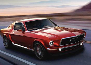 Aviar R67 is a Russian Electric Tesla Ford Mustang