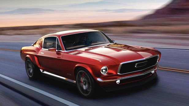 Aviar R67 is a Russian Electric Tesla Ford Mustang
