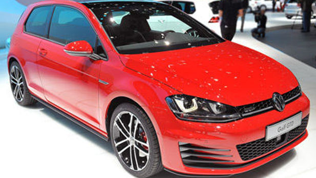 Volkswagen Golf 7 GTD shown in Geneva