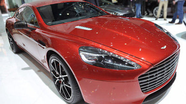 Aston Martin Rapide S shown in Geneva