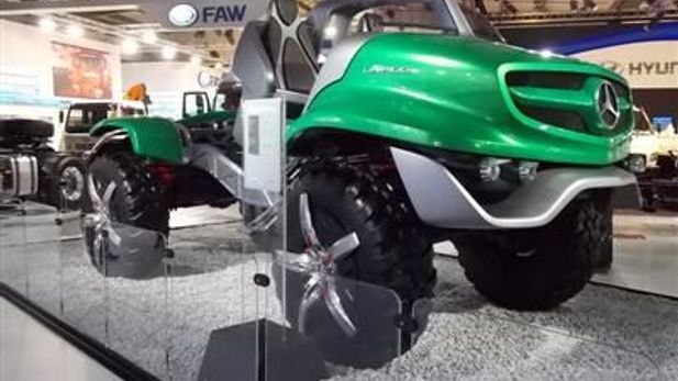 The Monstrous Mercedes-Benz Unimog Concept Shows Up At JIMS