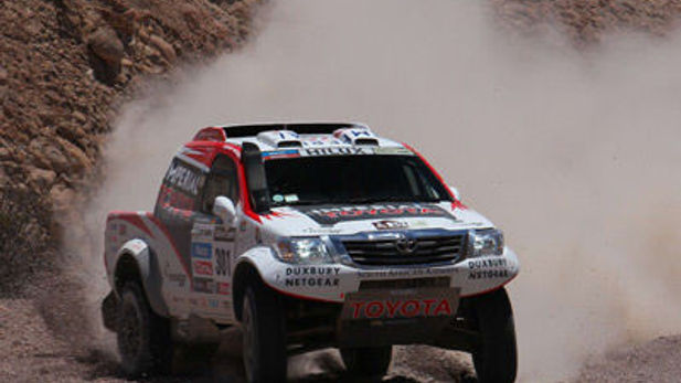 Imperial Toyota Hilux in third at 2013 Dakar Rally