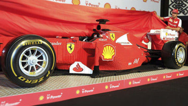LEGO Ferrari shown in Australia
