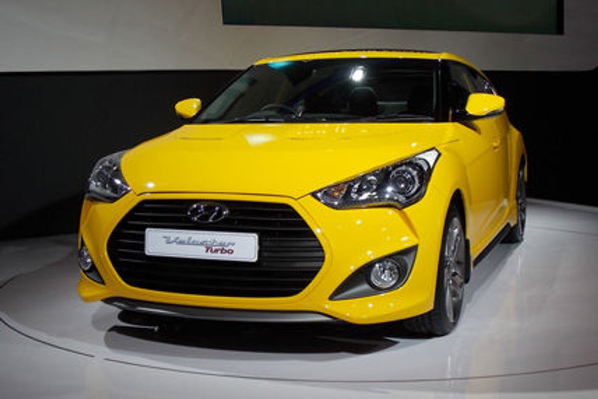 Hyundai Veloster Turbo unleashed at 2013 Johannesburg International