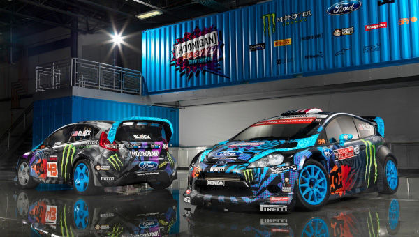 2013 Old School Inspired Ken Block Ford Fiesta ST RX43