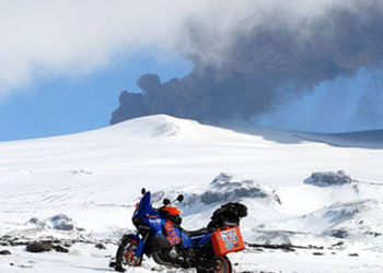 KTM 990 Bike explores Icelands volcanoes