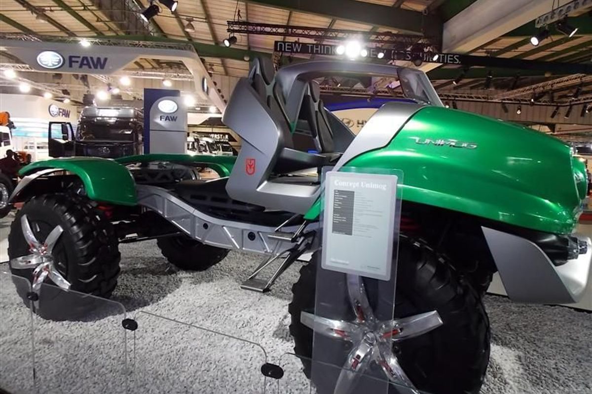 The Monstrous Mercedes-Benz Unimog Concept Shows Up At JIMS