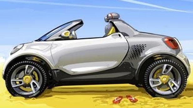 Smart For-Us Concept Pickup Revealed